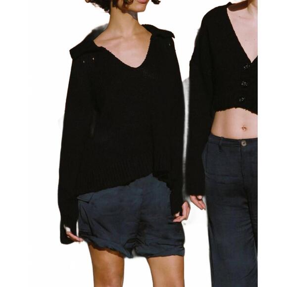 NEW CIAO LUCIA belinha sweater in black - Picture 2 of 2